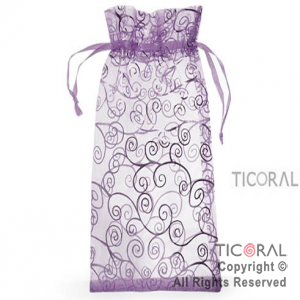 BOLSA ORGANZA LILA15X25 ARABESCO HS3971-4 x 1